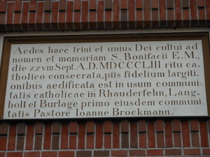 St Bonifatius lat